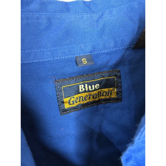 Vintage Handmade Blue‎ Red Western Cowboy Fringe Shirt Boots Horseshoe Button - Picture 5 of 7